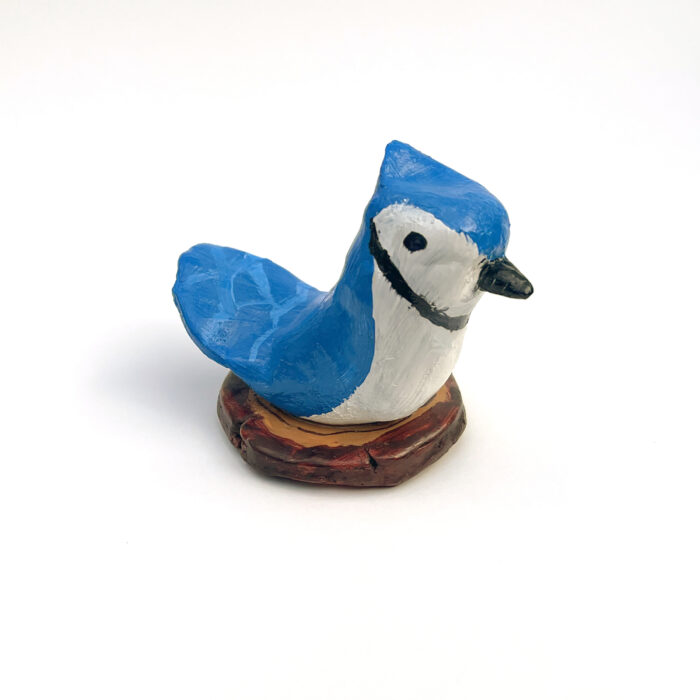 Blue Jay Sculpture